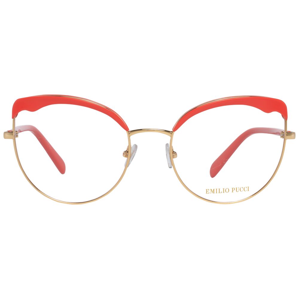 Montures de lunettes orange pour femme Emilio Pucci