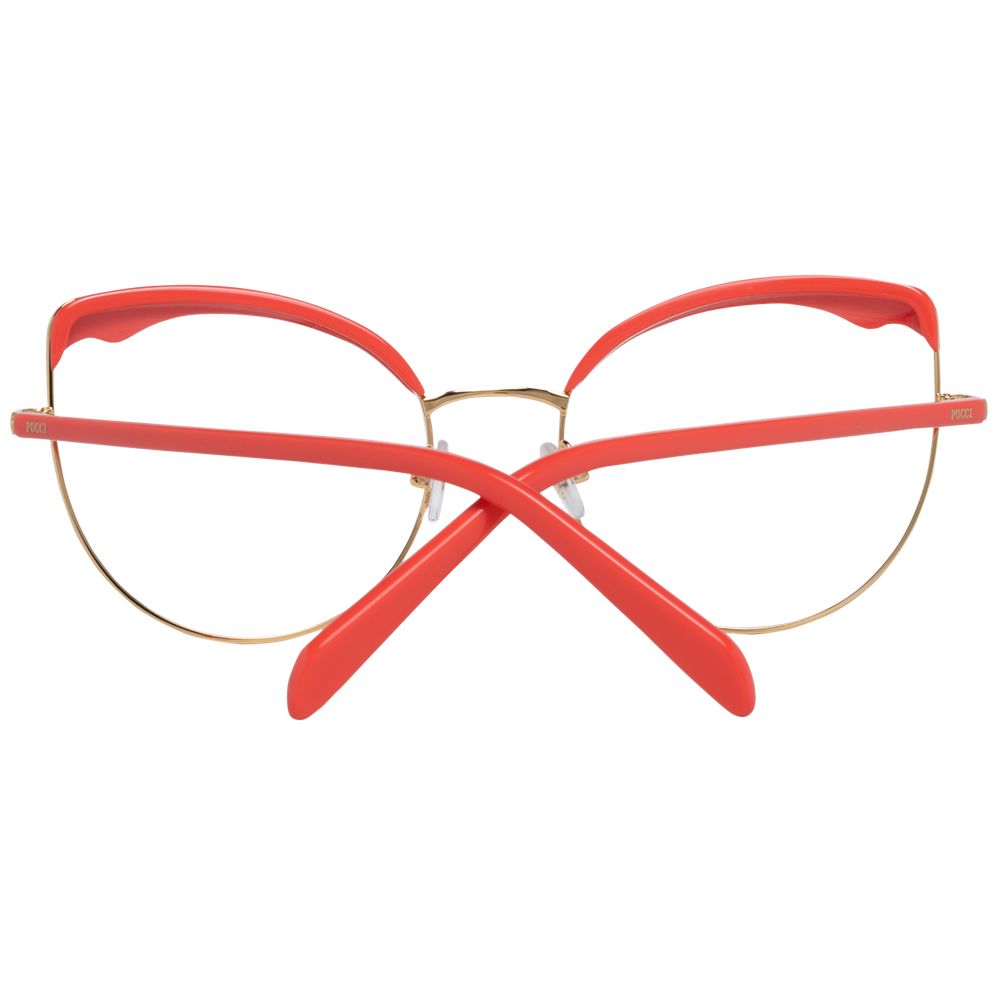 Montures de lunettes orange pour femme Emilio Pucci