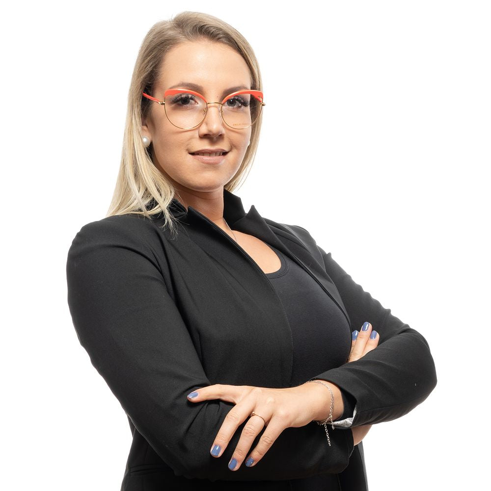 Montures de lunettes orange pour femme Emilio Pucci