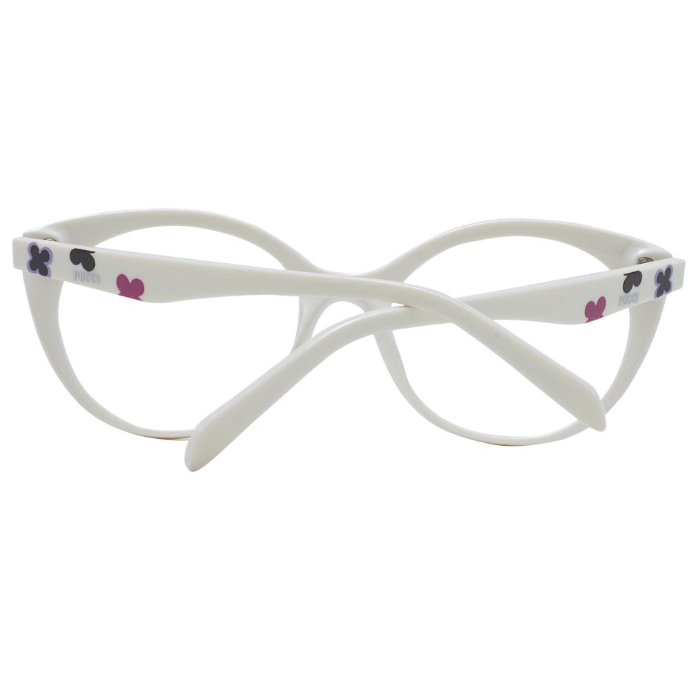 Montures optiques blanches pour femmes Emilio Pucci