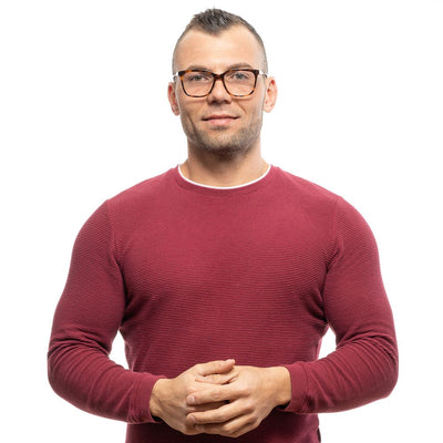 Monture de lunettes marron pour homme Sandro