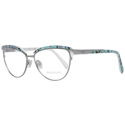Montures optiques argentées pour femmes Emilio Pucci
