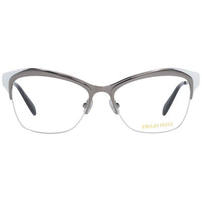 Montures optiques argentées pour femmes Emilio Pucci