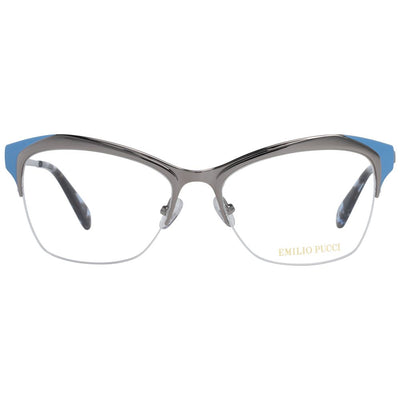 Montures optiques argentées pour femmes Emilio Pucci