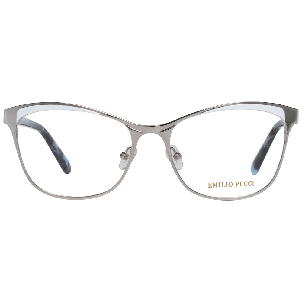 Montures optiques argentées pour femmes Emilio Pucci