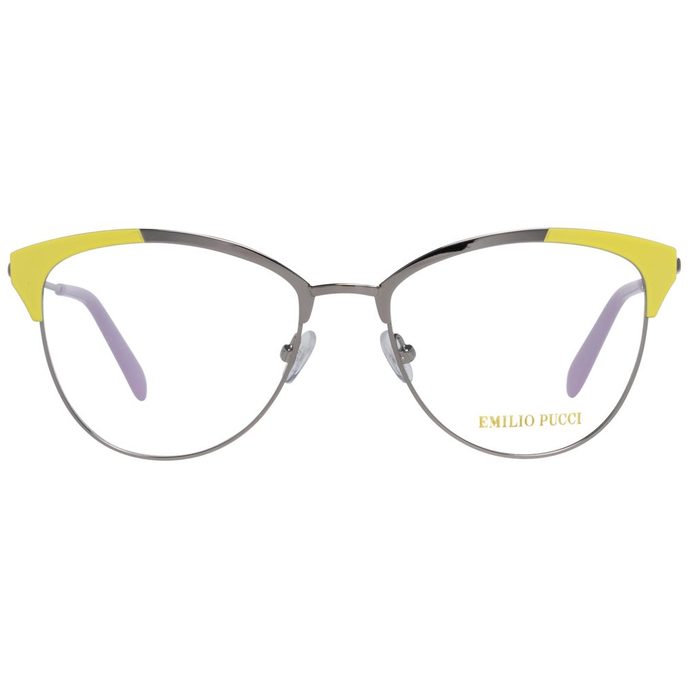 Montures de lunettes Emilio Pucci argentées pour femmes