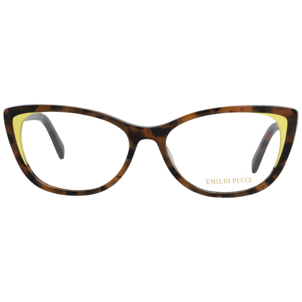Montures de lunettes marron pour femme Emilio Pucci