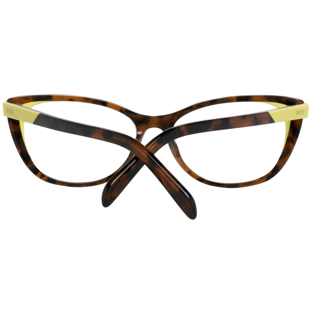 Montures de lunettes marron pour femme Emilio Pucci