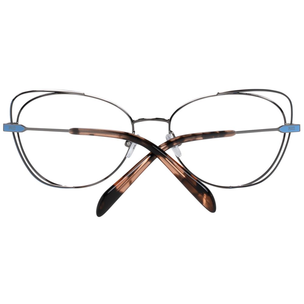 Montures de lunettes Emilio Pucci argentées pour femmes