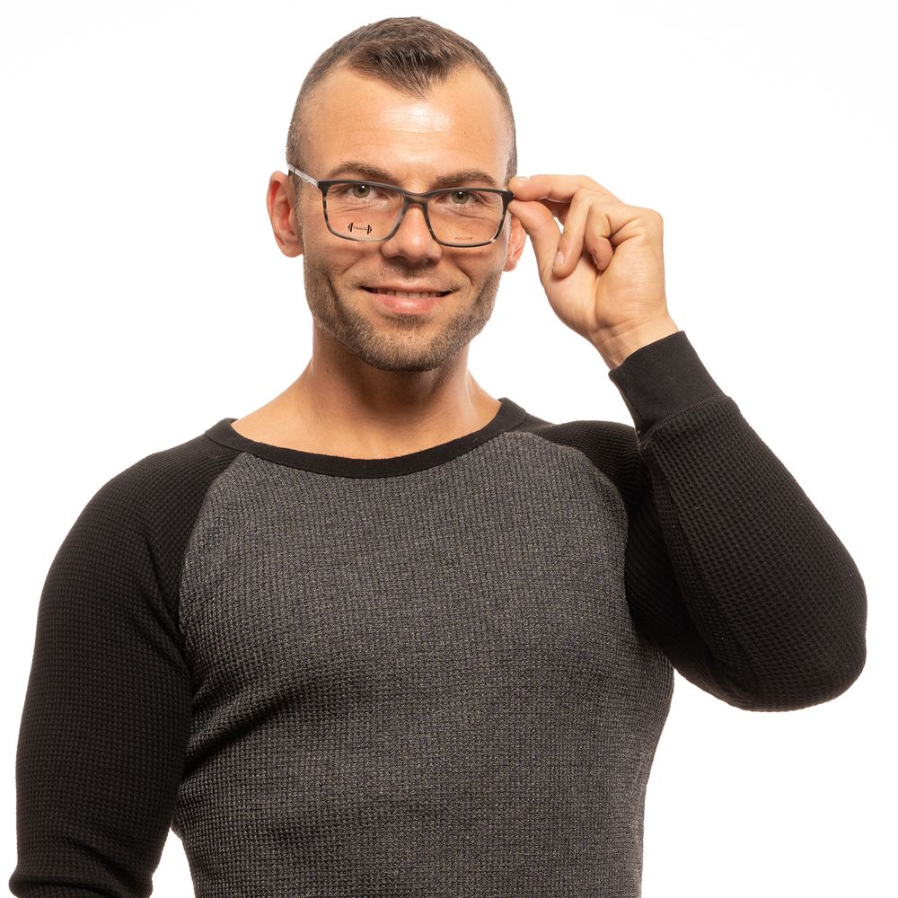 Monture de lunettes grise pour homme Police