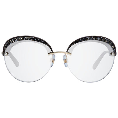 Lunettes de soleil Swarovski dorées pour femmes