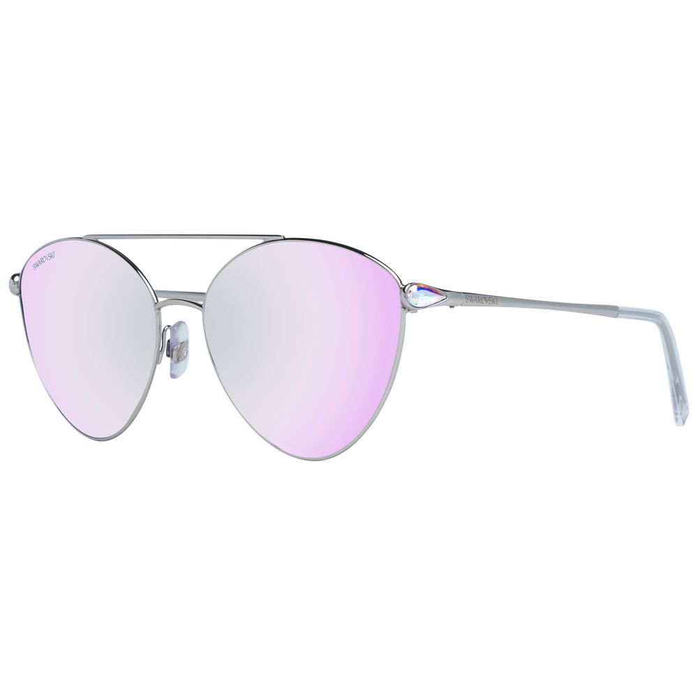 Lunettes de soleil Swarovski argentées pour femmes
