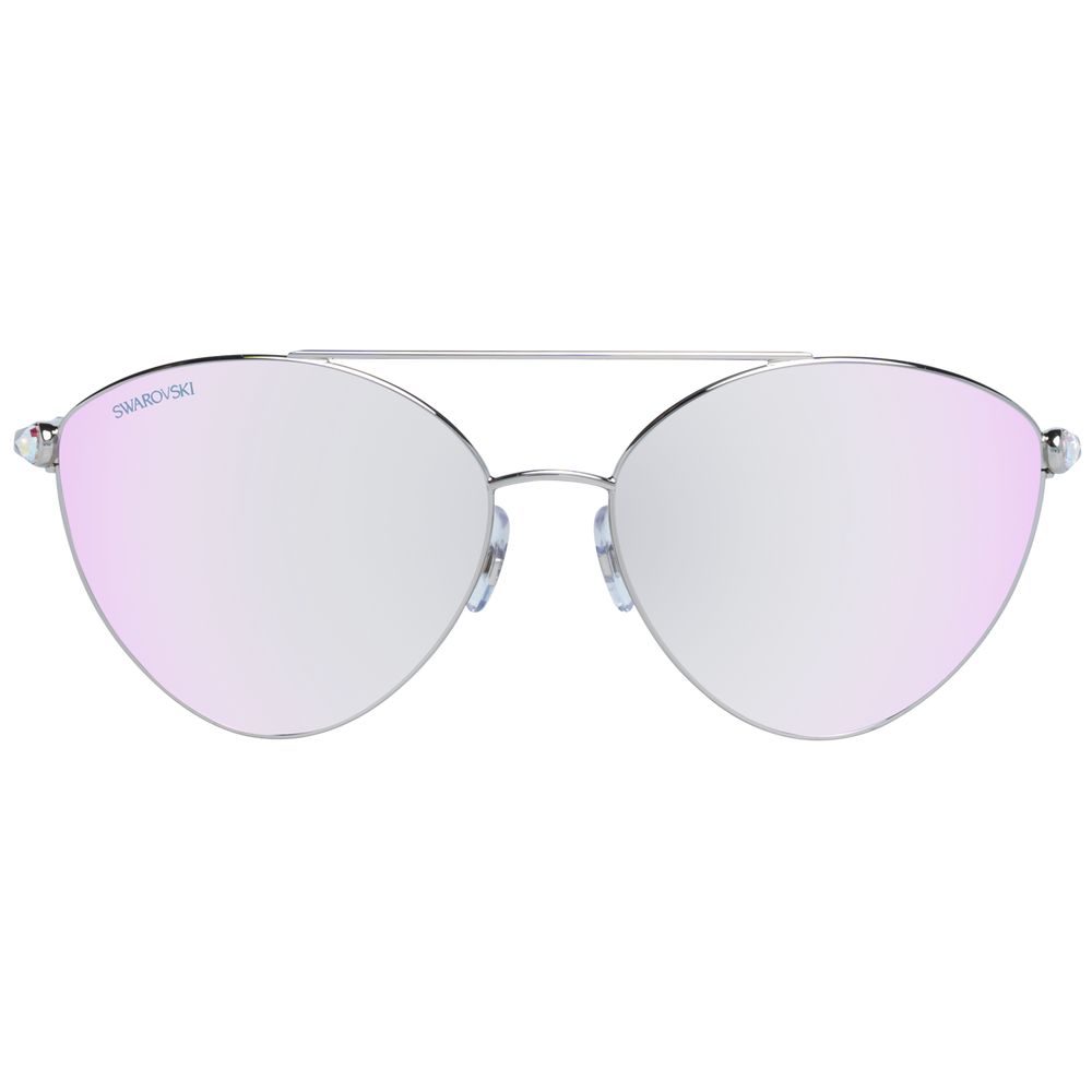 Lunettes de soleil Swarovski argentées pour femmes