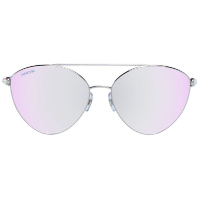 Lunettes de soleil Swarovski argentées pour femmes