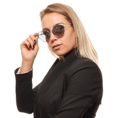 Lunettes de soleil Swarovski argentées pour femmes