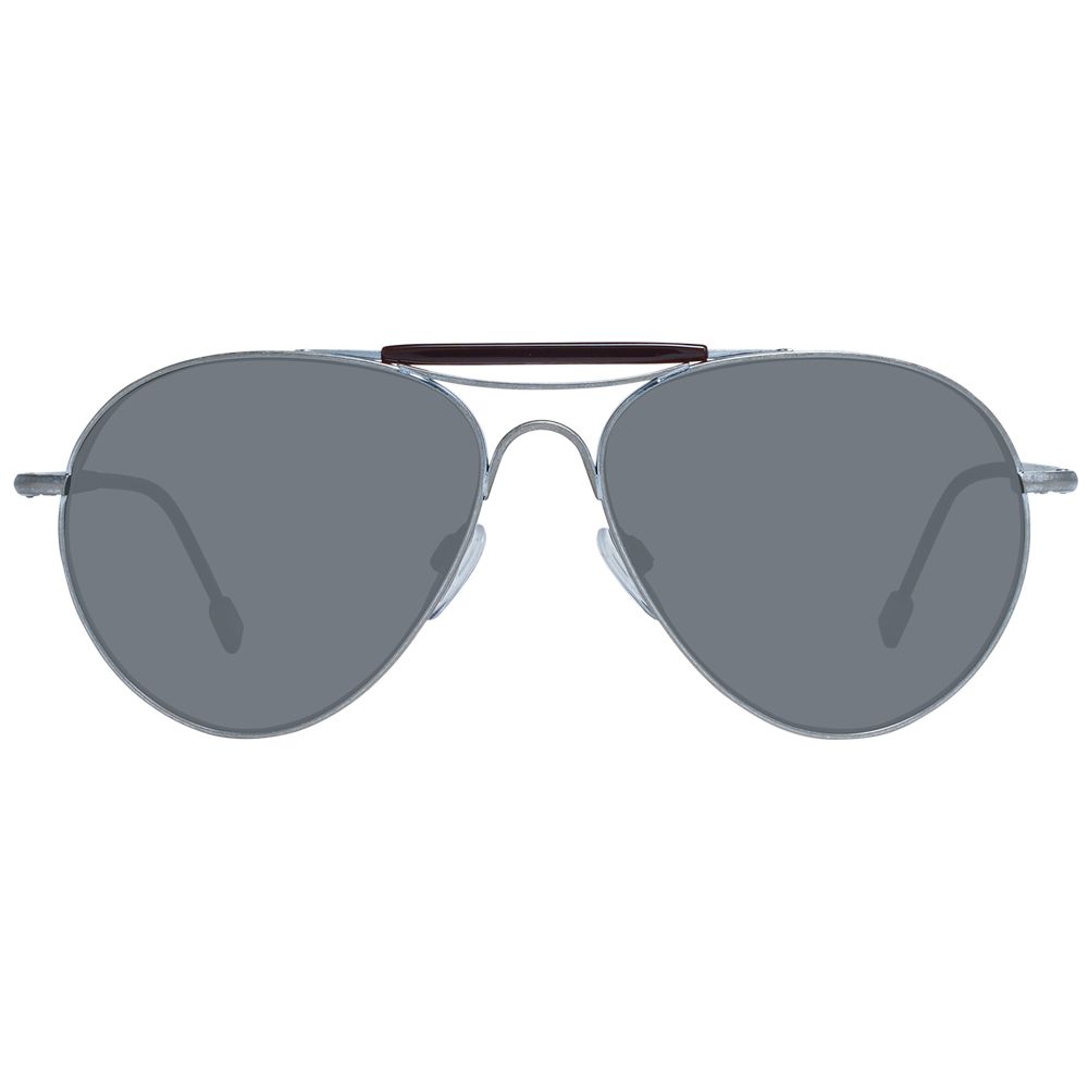 Lunettes de soleil dorées pour homme Ermenegildo Zegna
