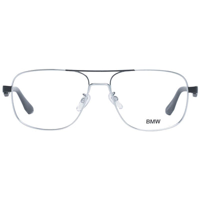 BMW Silver Men Glasses Frame