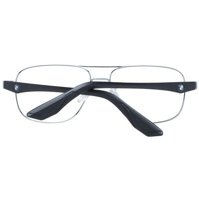 BMW Silver Men Glasses Frame