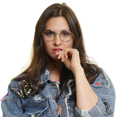 Montures de lunettes Emilio Pucci argentées pour femmes