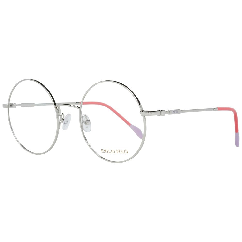 Montures de lunettes Emilio Pucci argentées pour femmes