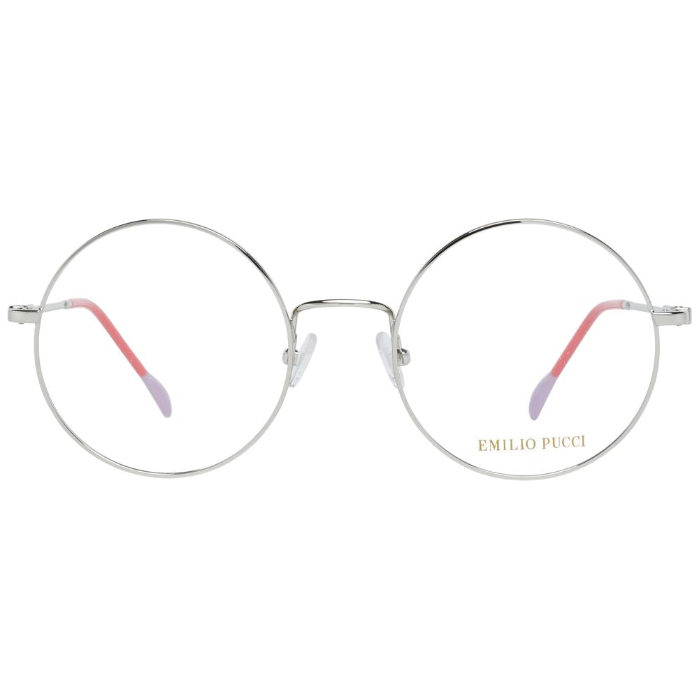 Montures de lunettes Emilio Pucci argentées pour femmes