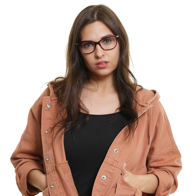 Montures de lunettes rouges pour femmes Emilio Pucci