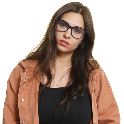 Monture de lunettes bleue pour femme Tod's