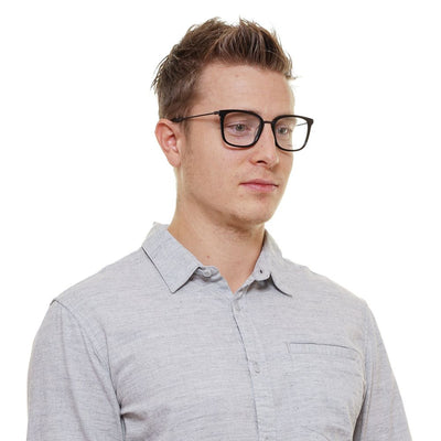 Monture de lunettes de police pour hommes noirs