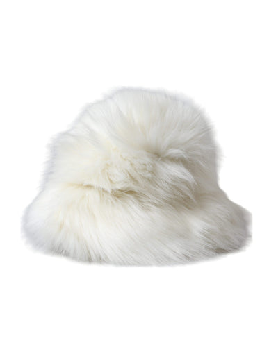Bob Dolce &amp; Gabbana en fourrure acrylique blanche pour femme
