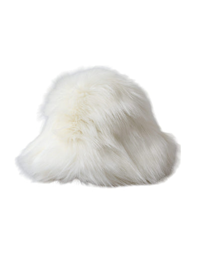 Bob Dolce &amp; Gabbana en fourrure acrylique blanche pour femme