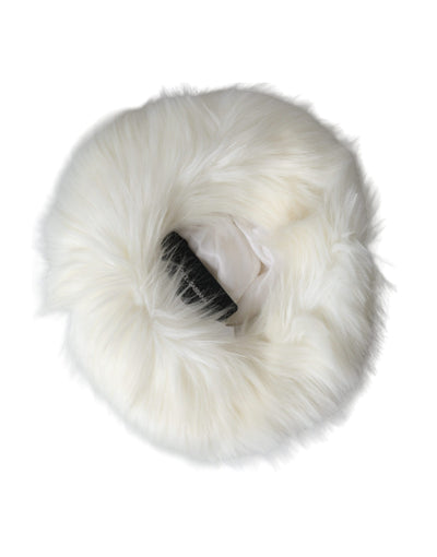 Bob Dolce &amp; Gabbana en fourrure acrylique blanche pour femme