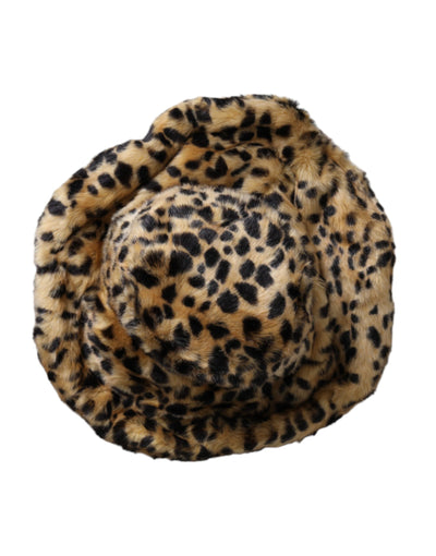Bob Dolce &amp; Gabbana en fourrure léopard marron pour femme