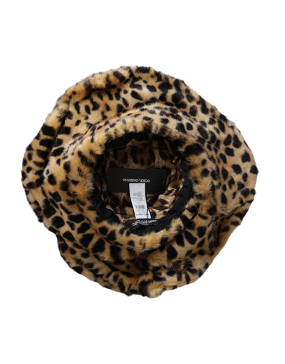 Bob Dolce &amp; Gabbana en fourrure léopard marron pour femme