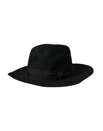 Chapeau Fedora Trilby en lapin noir Dolce &amp; Gabbana pour femme