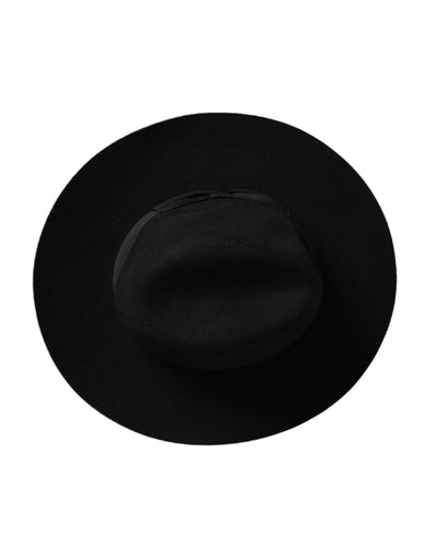 Chapeau Fedora Trilby en lapin noir Dolce &amp; Gabbana pour femme