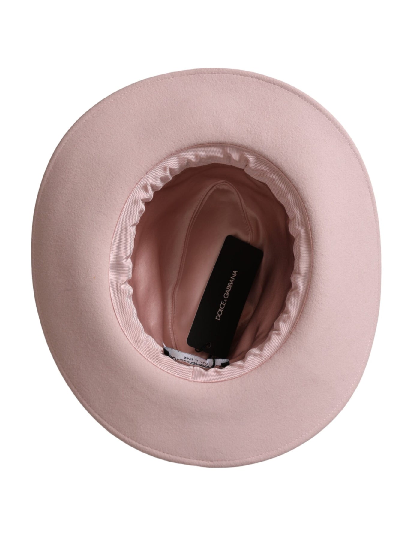 Chapeau Fedora Trilby en lapin rose Dolce &amp; Gabbana pour femme