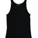 Dolce &amp; Gabbana Zwart Tank Mouwloos Ondergoed Heren T-shirt