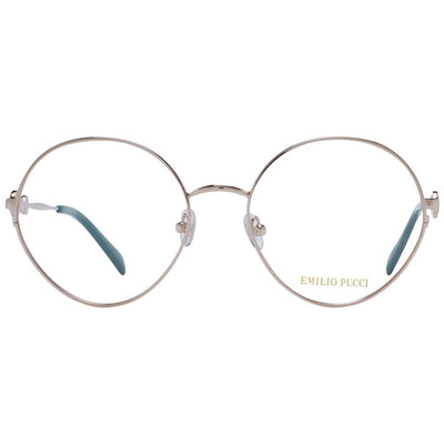 Montures optiques pour femmes Emilio Pucci en or rose