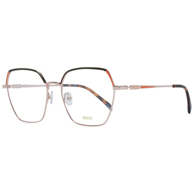 Montures optiques pour femmes Emilio Pucci en or rose