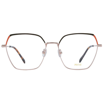 Montures optiques pour femmes Emilio Pucci en or rose