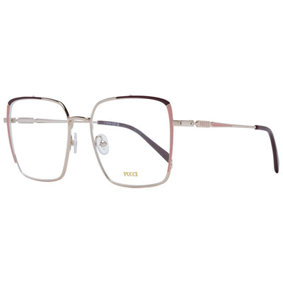 Montures de lunettes Emilio Pucci argentées pour femmes