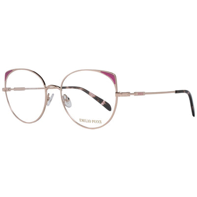 Montures optiques pour femmes Emilio Pucci en or rose