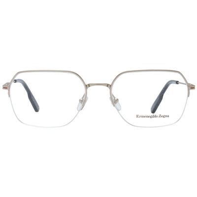 Ermenegildo Zegna Silver Men Glasses Frame