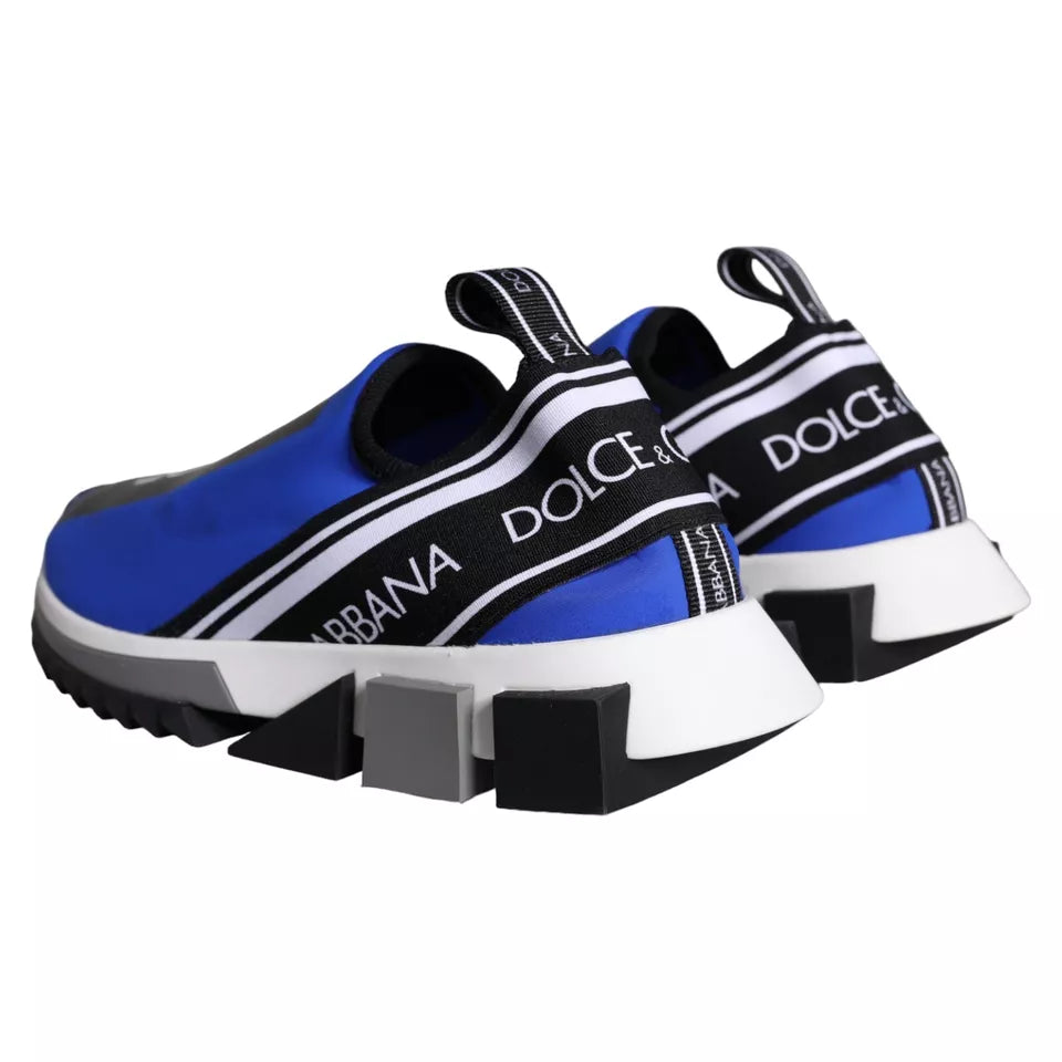 Dolce &amp; Gabbana Blue Logo Low Top Sorrento Sneakers Schoenen