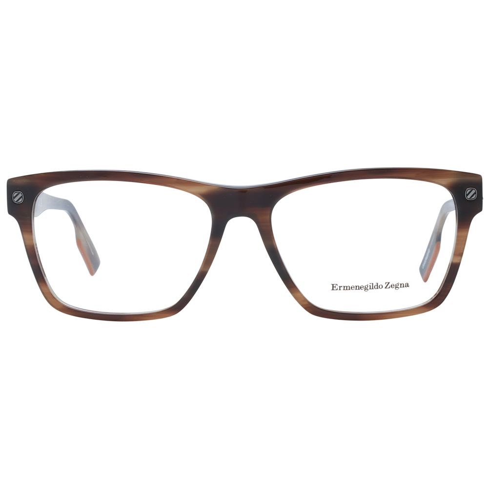 Ermenegildo Zegna Bruine Heren Optische Monturen
