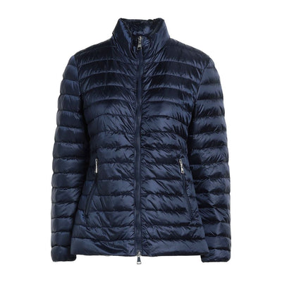 Voeg blauwe polyamide jassen en jassen toe