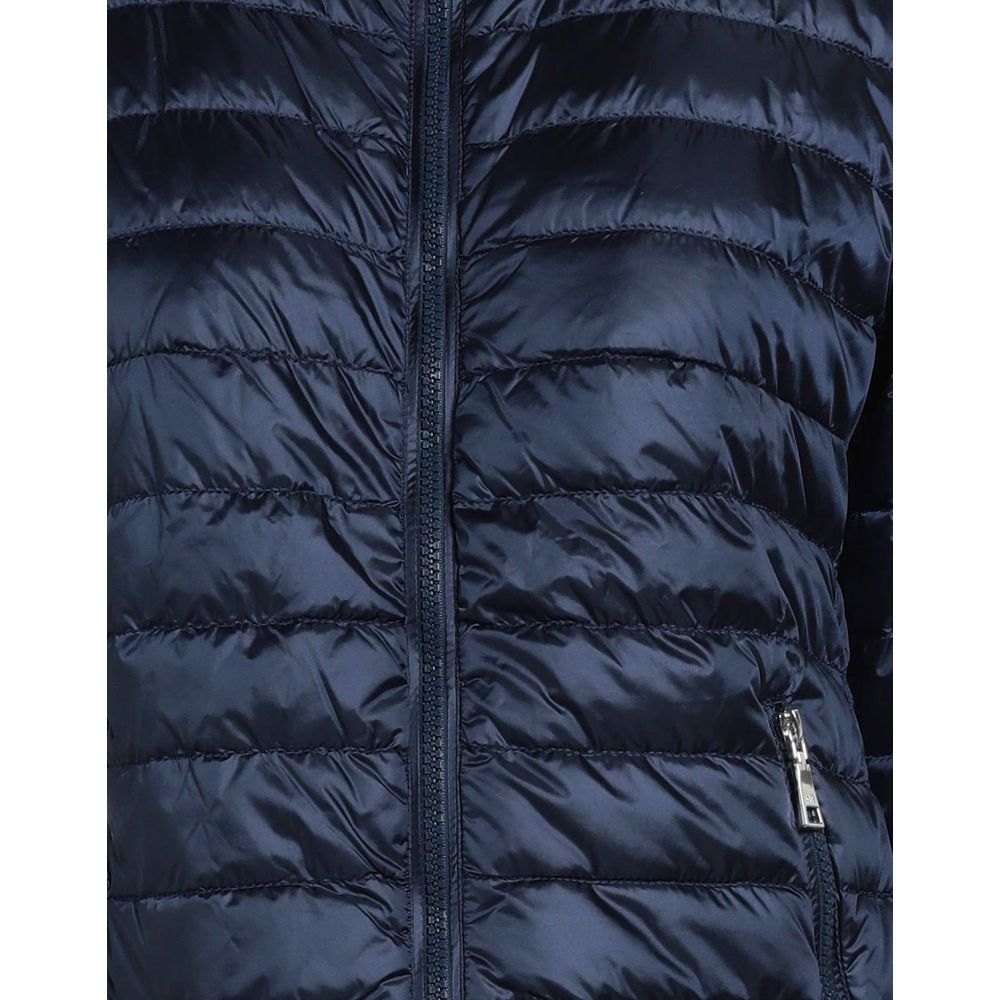Voeg blauwe polyamide jassen en jassen toe