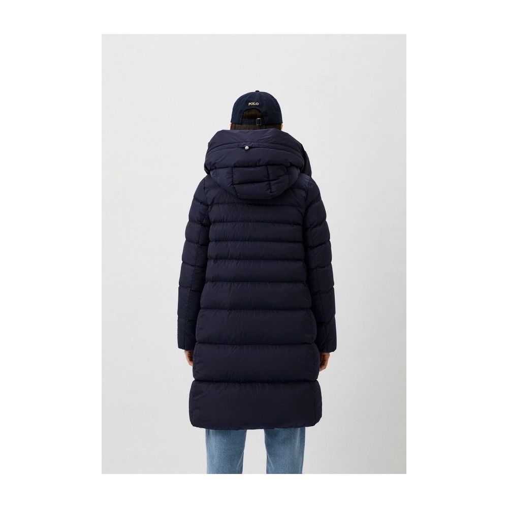 Voeg blauwe polyamide jassen en jassen toe