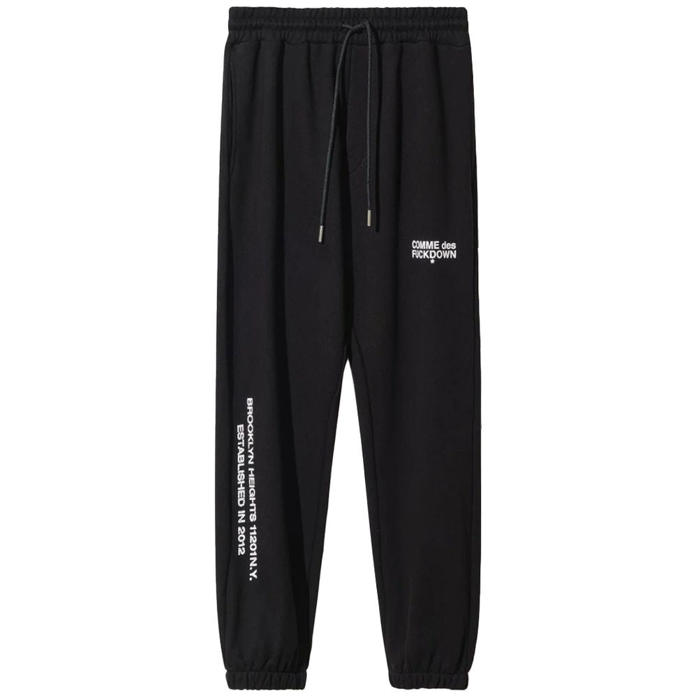 Sweatpants homme en coton noir Comme Des Fuckdown