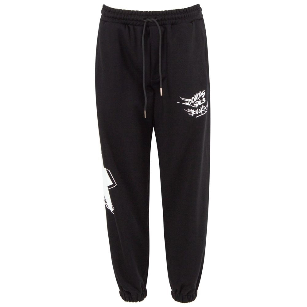 Pantalon de survêtement noir en coton pour homme Comme des Garçons Fuckdown